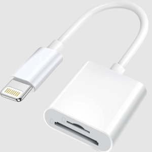 2 in 1 Lightning to SD Card Reader for iPhone