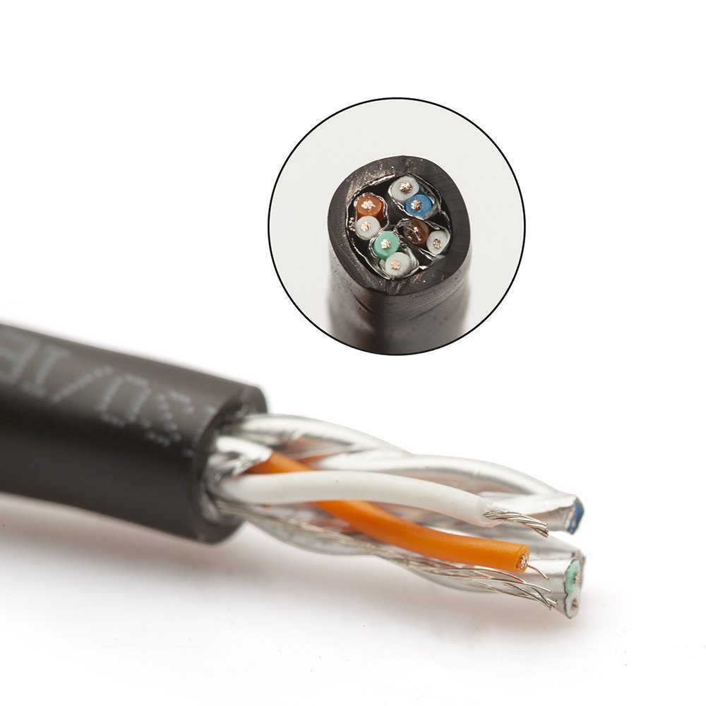 Ethernet Cable Cat7 Gold Round Network Cable 10 Feet/ 3 Meters - Image 4