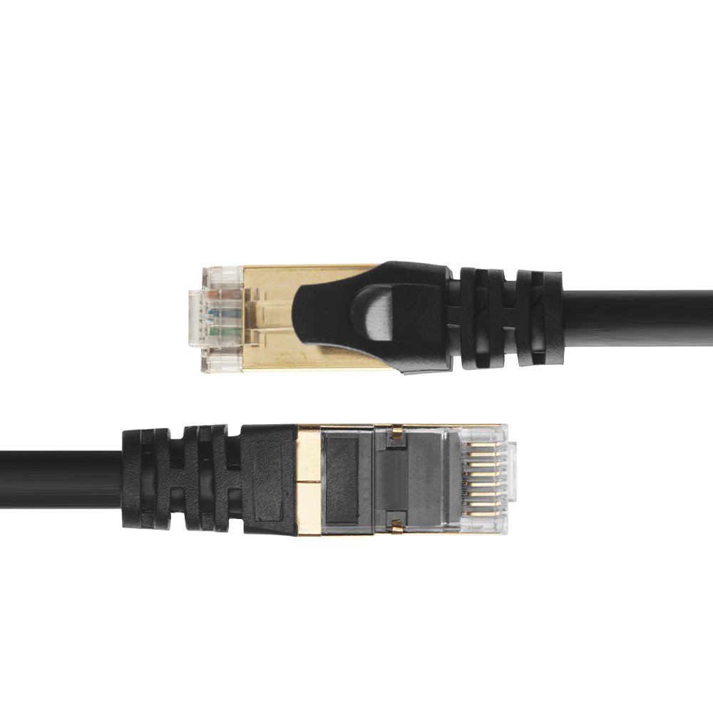 Ethernet Cable Cat7 Gold Round Network Cable 10 Feet/ 3 Meters - Image 3