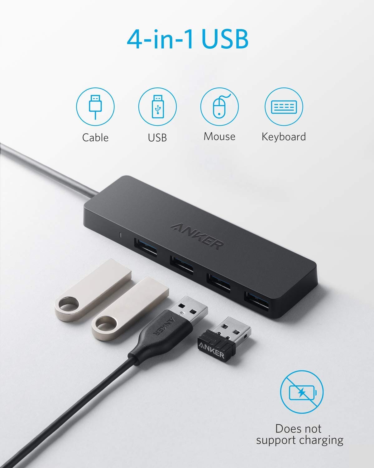 Anker 4-Port USB 3.0 Ultra Slim - Image 4