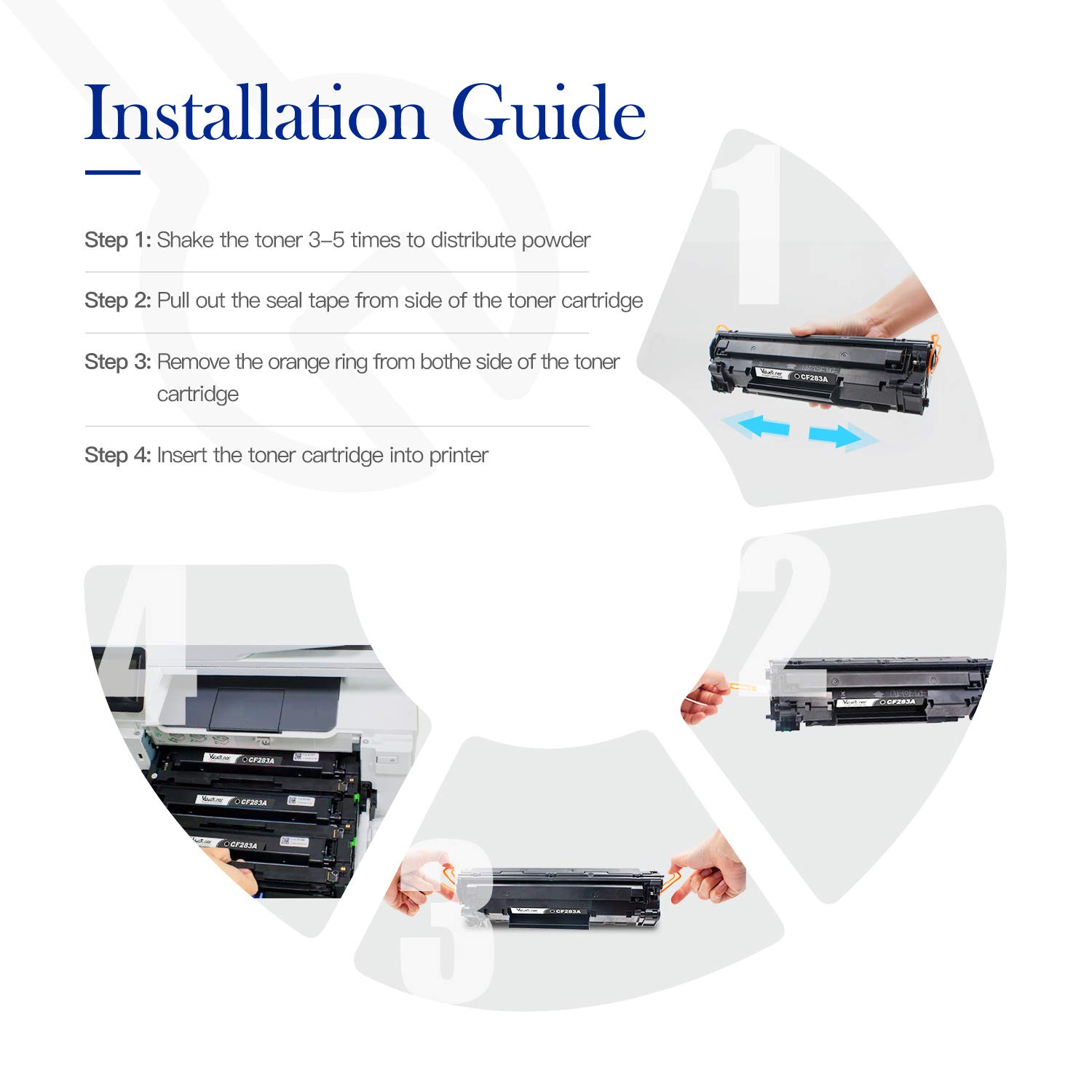 HP CF283A 83A Laserjet Compatible Toner Cartridge Replacement - Image 2