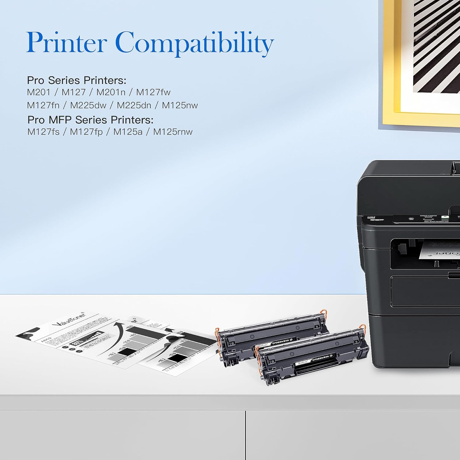 HP CF283A 83A Laserjet Compatible Toner Cartridge Replacement - Image 4