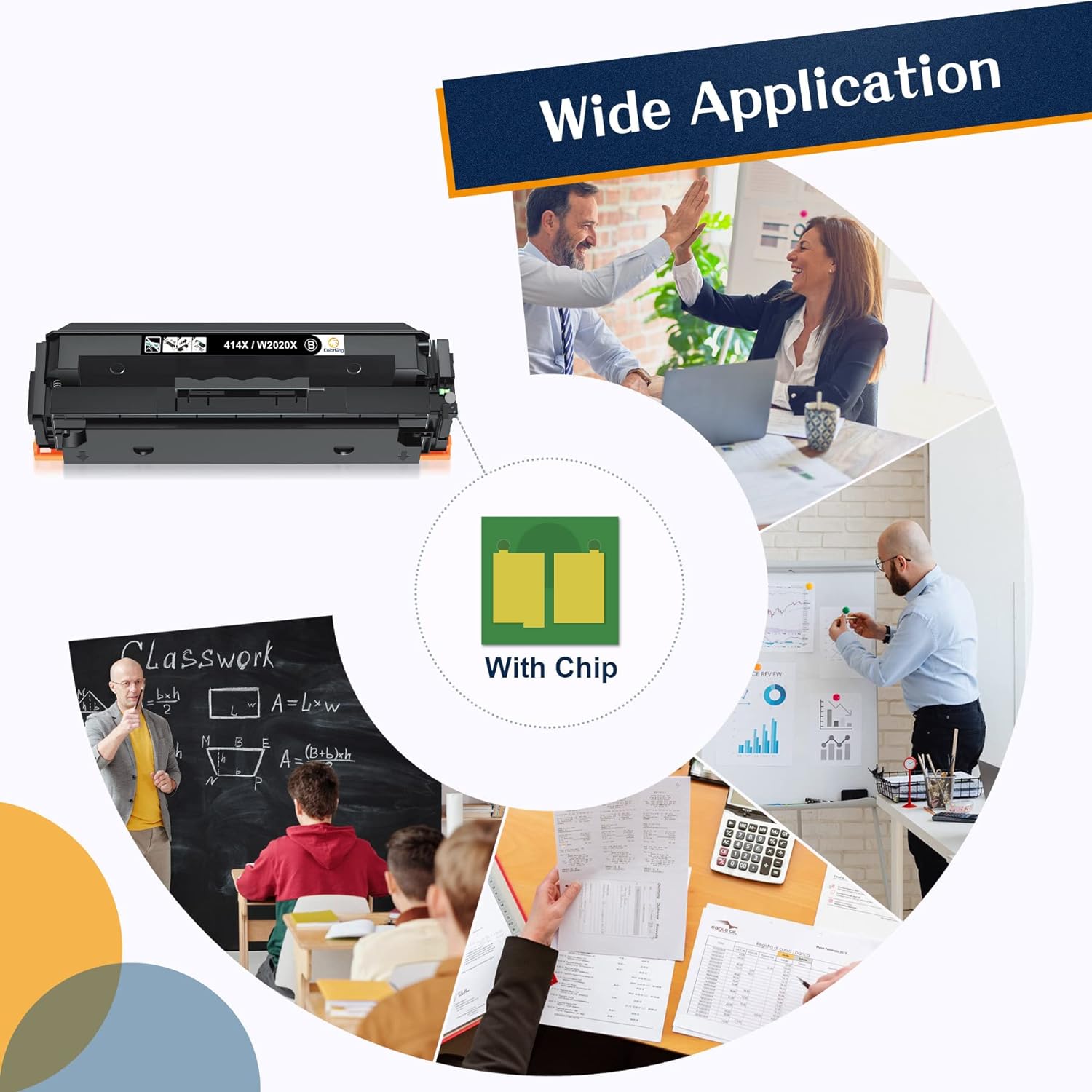 Compatible HP 414X Toner Cartridge - High Yield with CHIP (W2020X) - Image 3