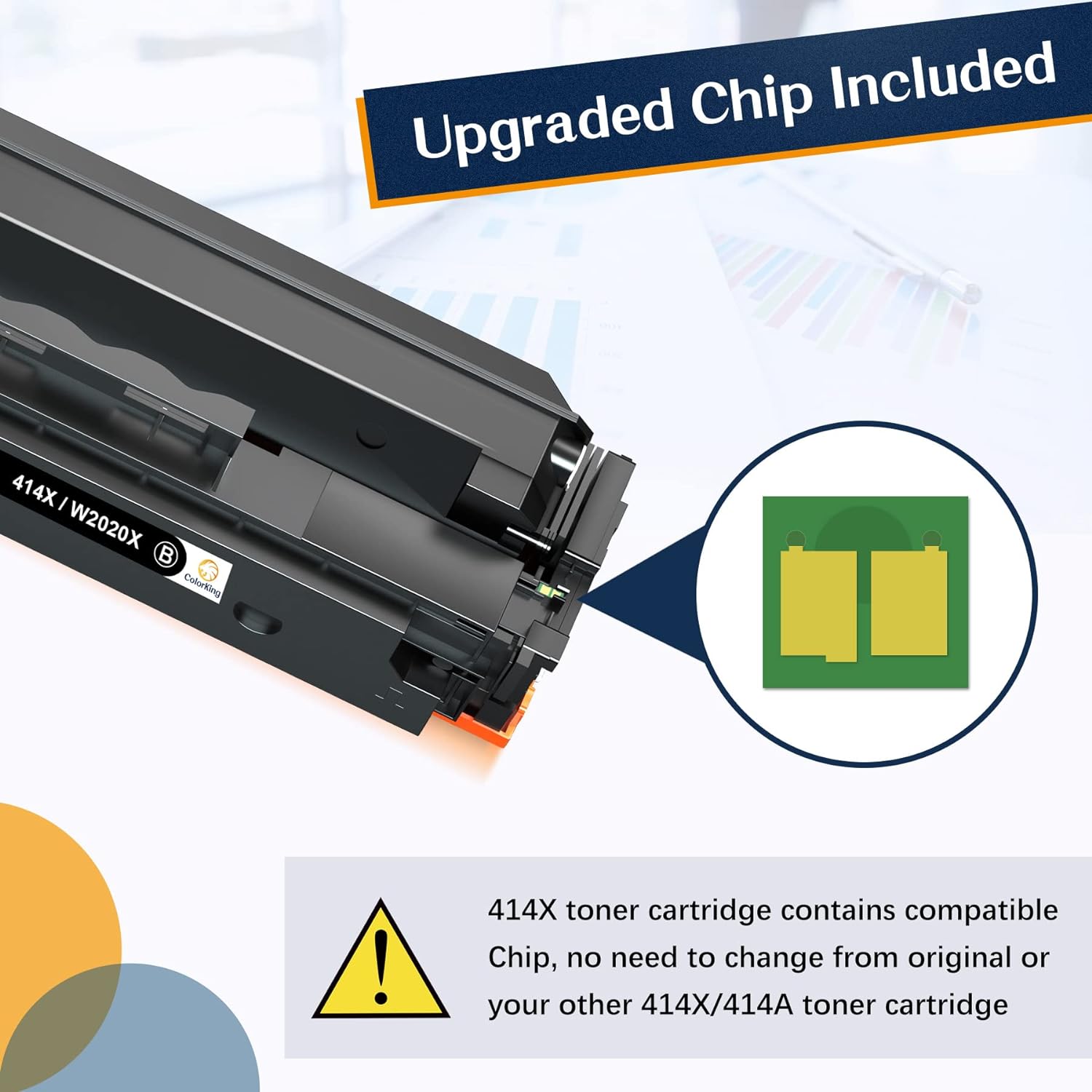 Compatible HP 414X Toner Cartridge - High Yield with CHIP (W2020X) - Image 5