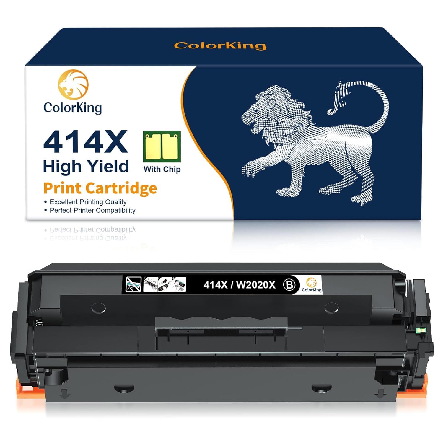Compatible HP 414X Toner Cartridge - High Yield with CHIP (W2020X) - Image 4