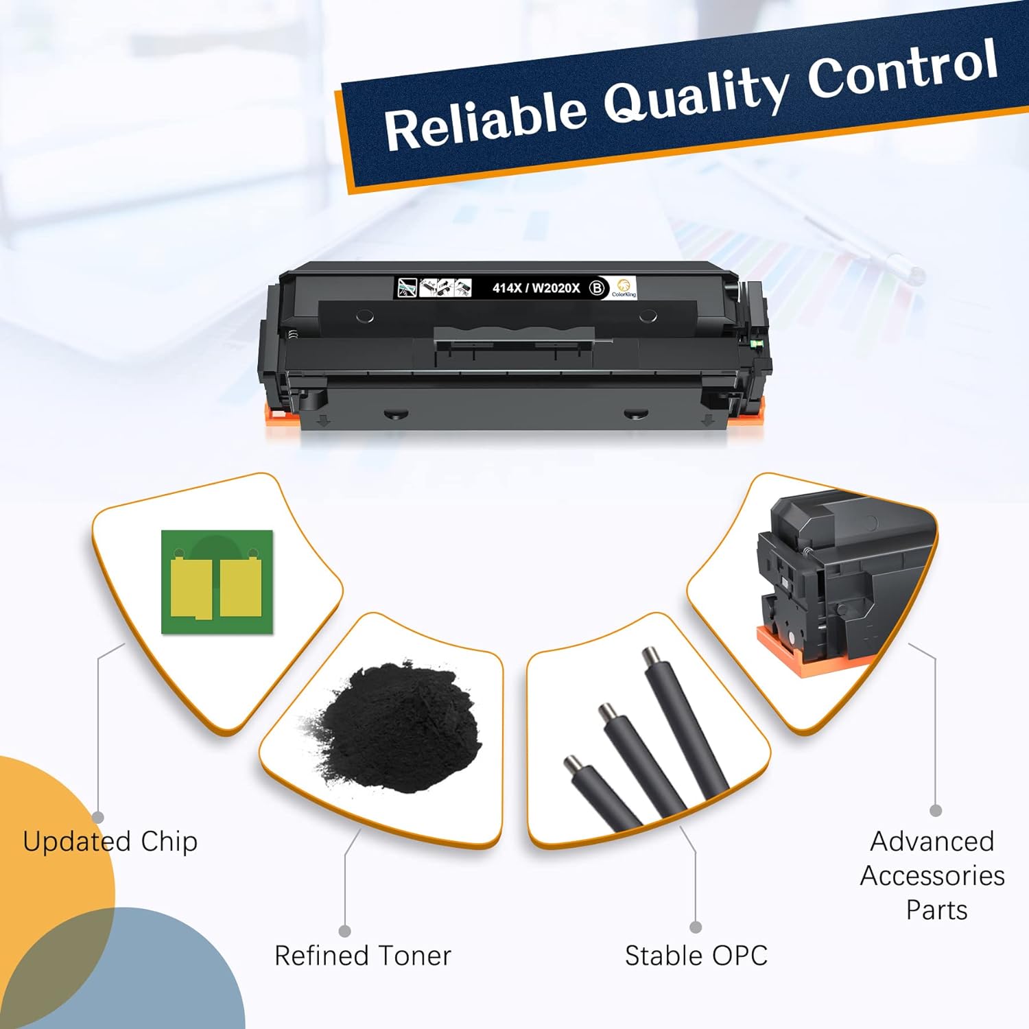 Compatible HP 414X Toner Cartridge - High Yield with CHIP (W2020X) - Image 2