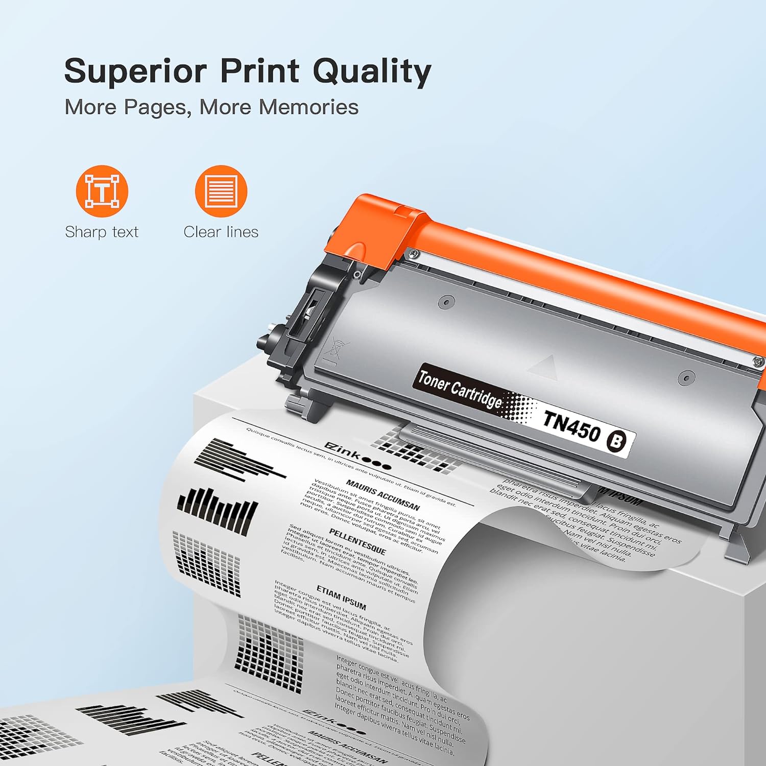 Compatible Toner Cartridge Replacement for Brother TN450 TN420 - Image 3