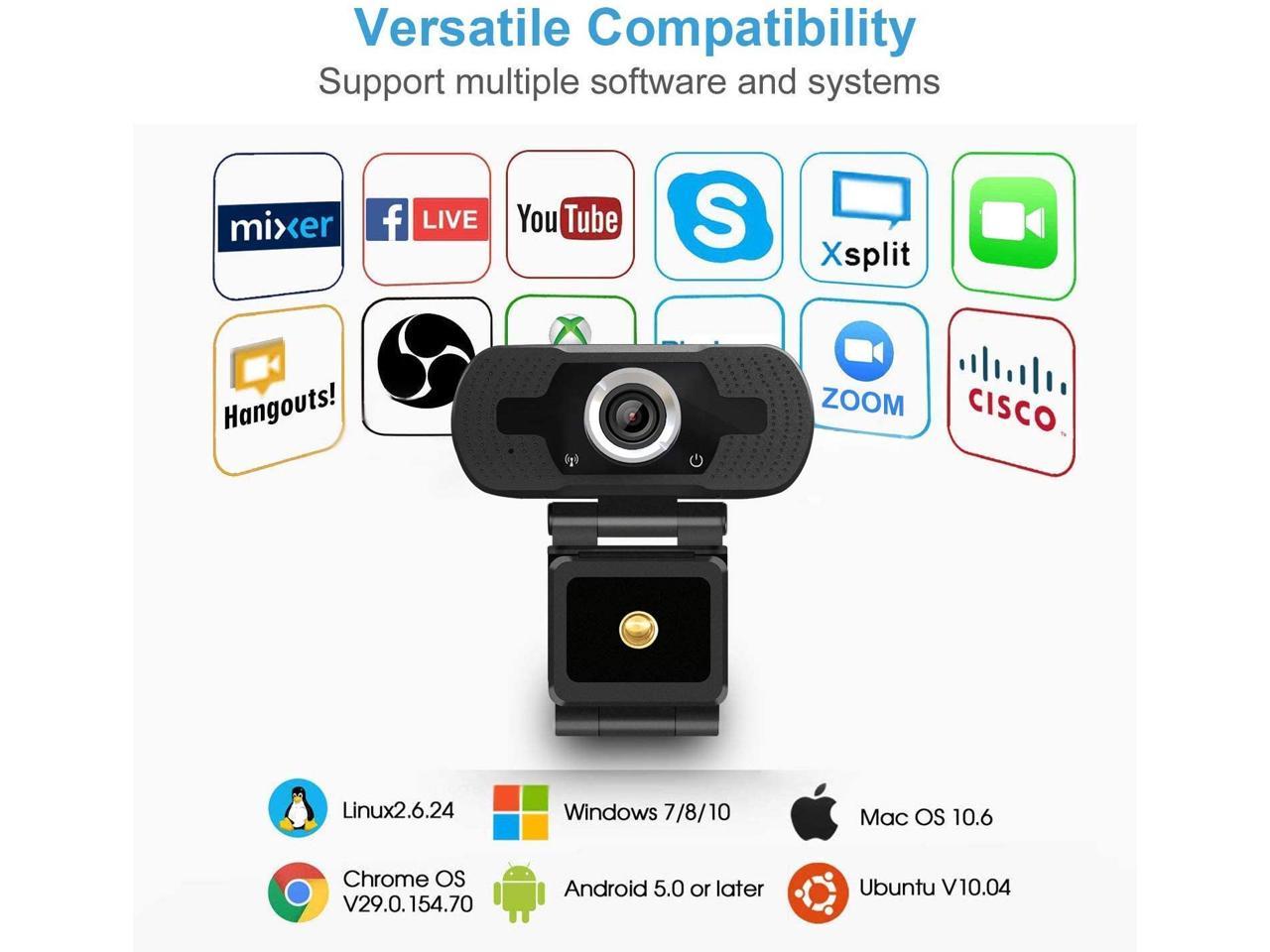Anivia 1080p HD Webcam W8, USB Desktop Laptop Camera - Image 2