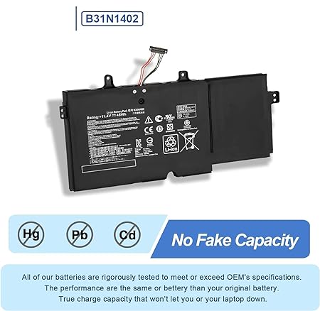 ASUS B31N1402 Battery Compatible with N591LB, Q551LN, Q551 Series - Image 4