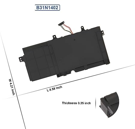 ASUS B31N1402 Battery Compatible with N591LB, Q551LN, Q551 Series - Image 2