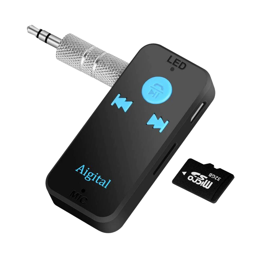 Bluetooth Wireless Receiver Car Aux Tf Card - Image 3