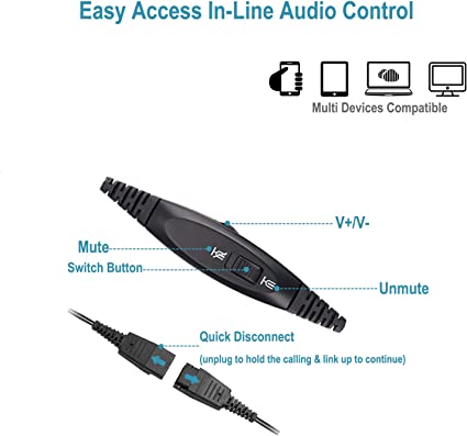 Stereo Headset with Inline Volume Control and Mic - Image 2