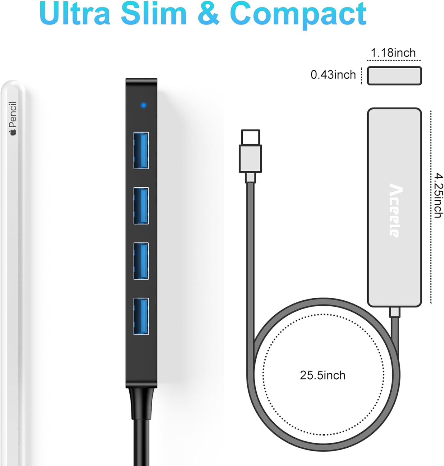 Aceele USB Hub 3.0 Splitter Simplifying Your Digital Life to the Fullest - Image 4