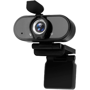 SAFEVANT 1080p Webcam with Microphone and Privacy Cover