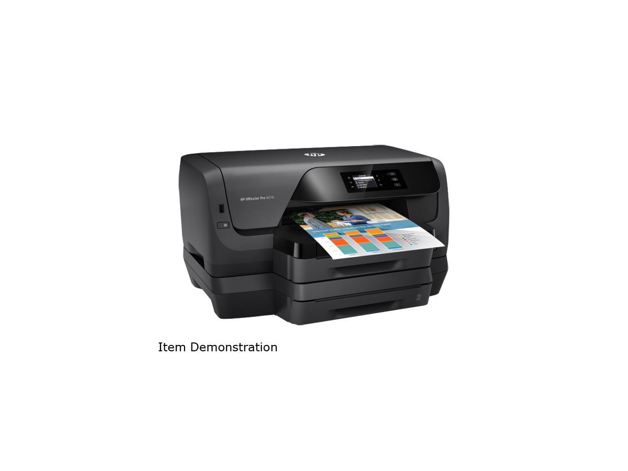 HP OfficeJet Pro 8216 -Duplex 2400 dpi x 1200 dpi wireless/USB color Inkjet Printer - Image 2