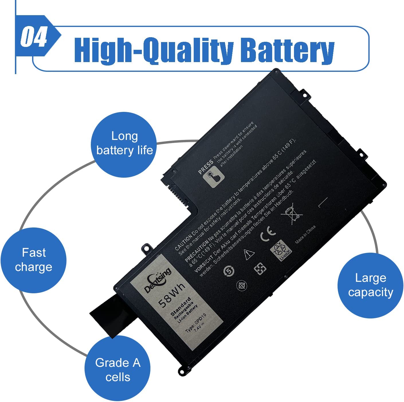 OPD19 Laptop Battery for Dell Inspiron 15 5547 5442 5542 - Image 4