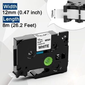Label Maker Tape Compatible with Brother P Touch TZe-231 Tape