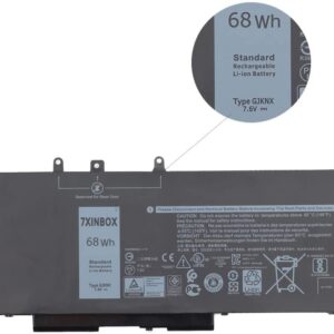 7.6V 68Wh GJKNX GD1JP Replacement Laptop Battery Compatible with Dell