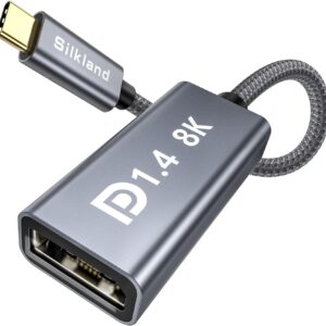 USB C to DisplayPort 1.4 Adapter, [8K@60Hz, 4K@240Hz